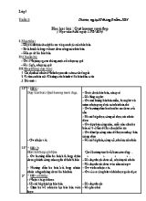 Kế hoạch dạy học Âm nhạc lớp 1 - Học kì I - Năm học 2013-2014